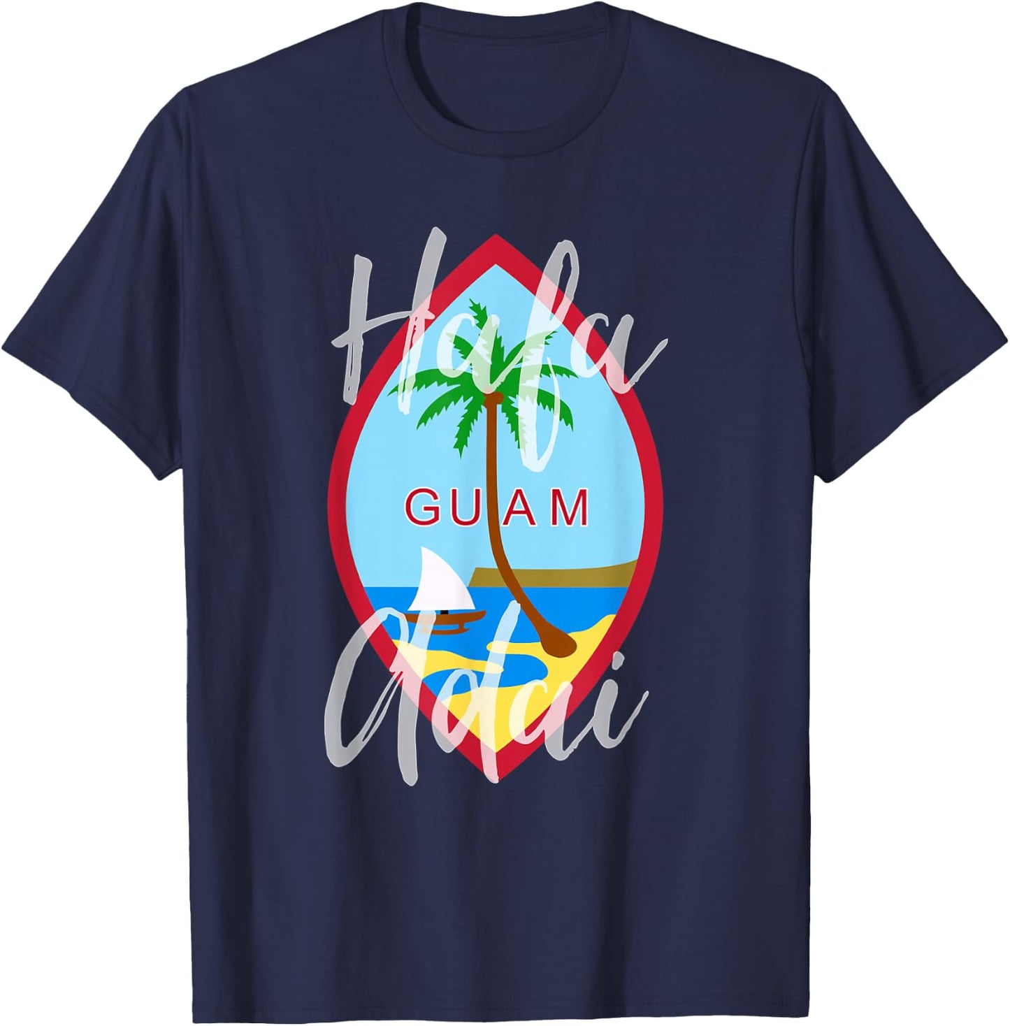 Hafa Adai Guam T-Shirt - T-Shirt | Navy