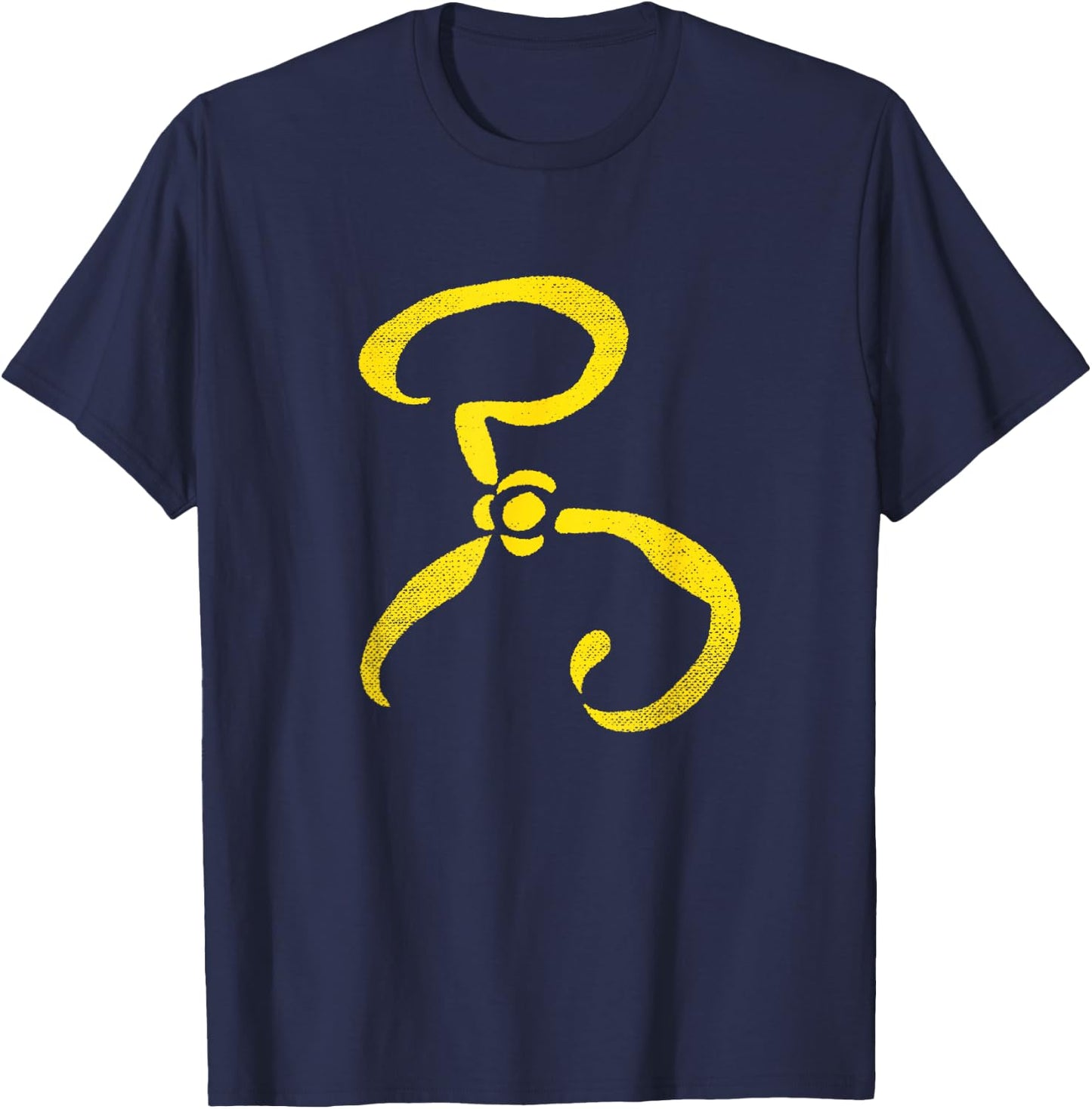 The Yellow Sign of the King in Yellow - Cthulhu Mythos Shirt T-Shirt - T-Shirt | Navy