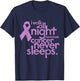 I Walk All Night Because Cancer Never Sleeps Relay T-Shirt - T-Shirt | Navy