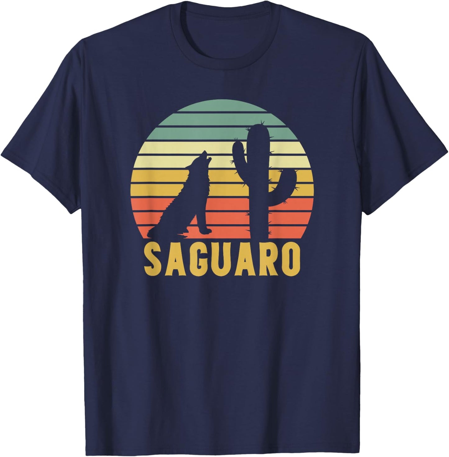 Saguaro National Park Cactus Tucson Arizona T-Shirt - T-Shirt | Navy
