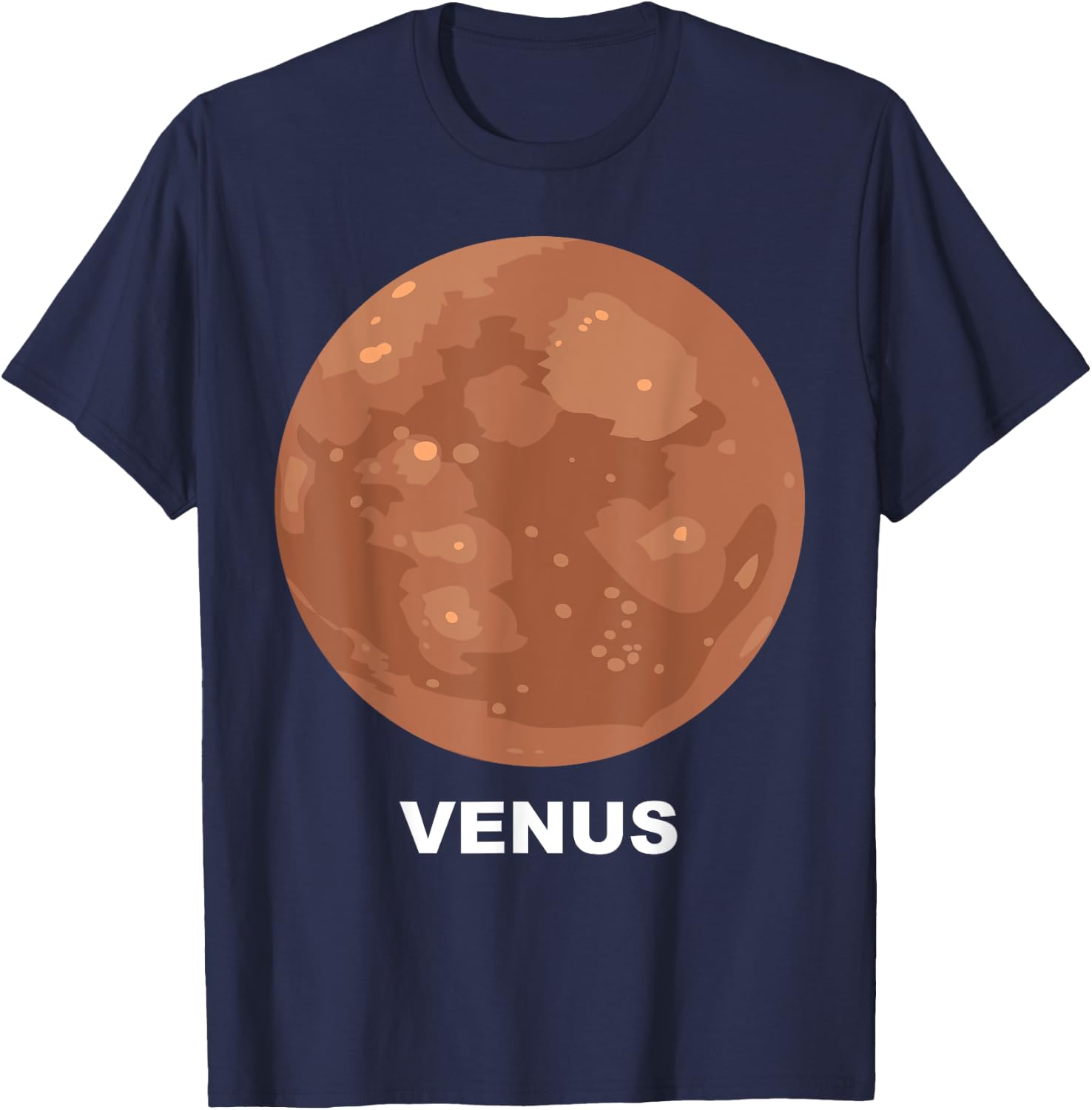 Solar System Group Costumes - Giant Planet Venus Costume T-Shirt - T-Shirt | Navy