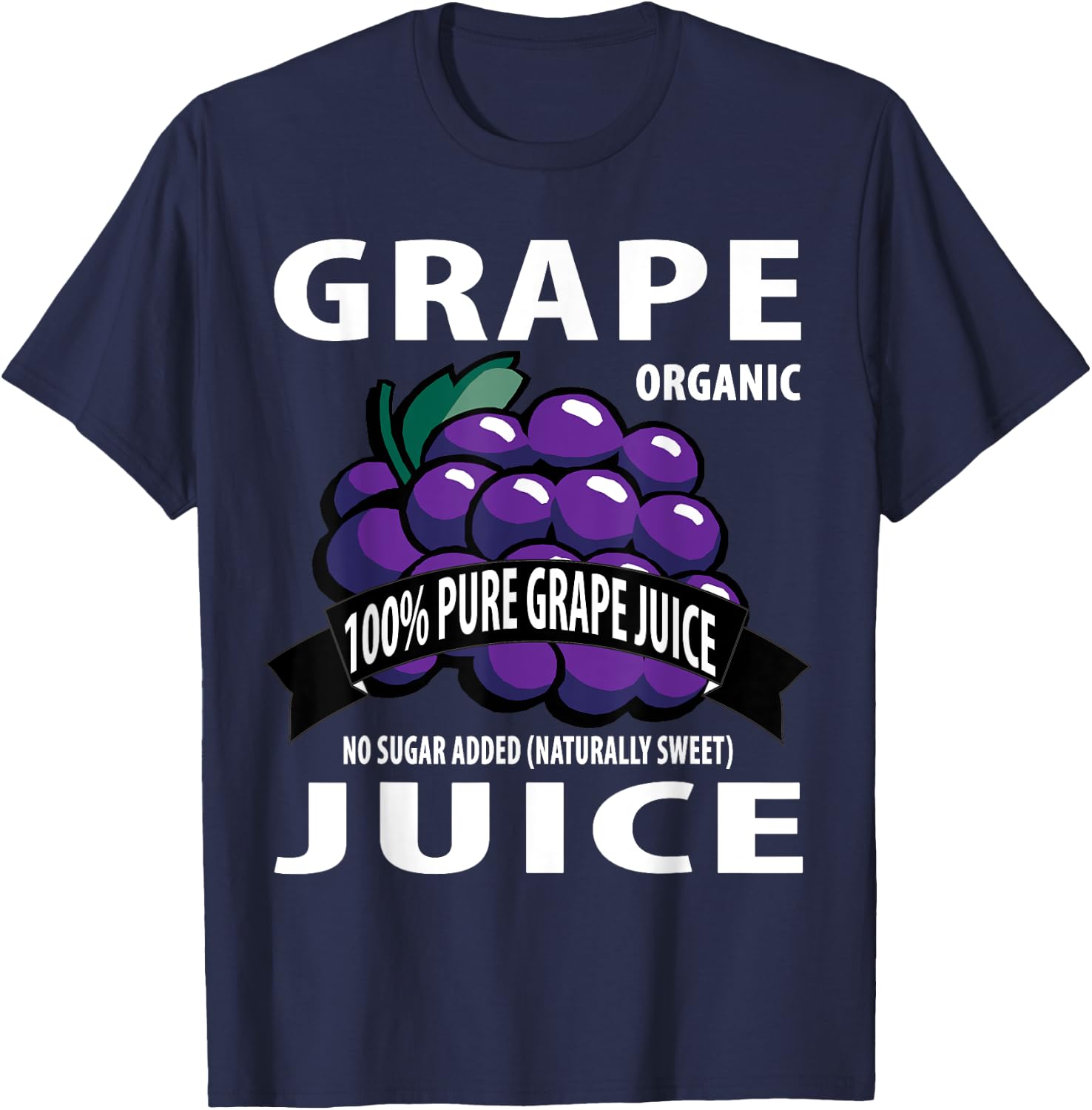 Grape Juice Box: Family Halloween Costumes for 5 people T-Shirt - T-Shirt | Navy