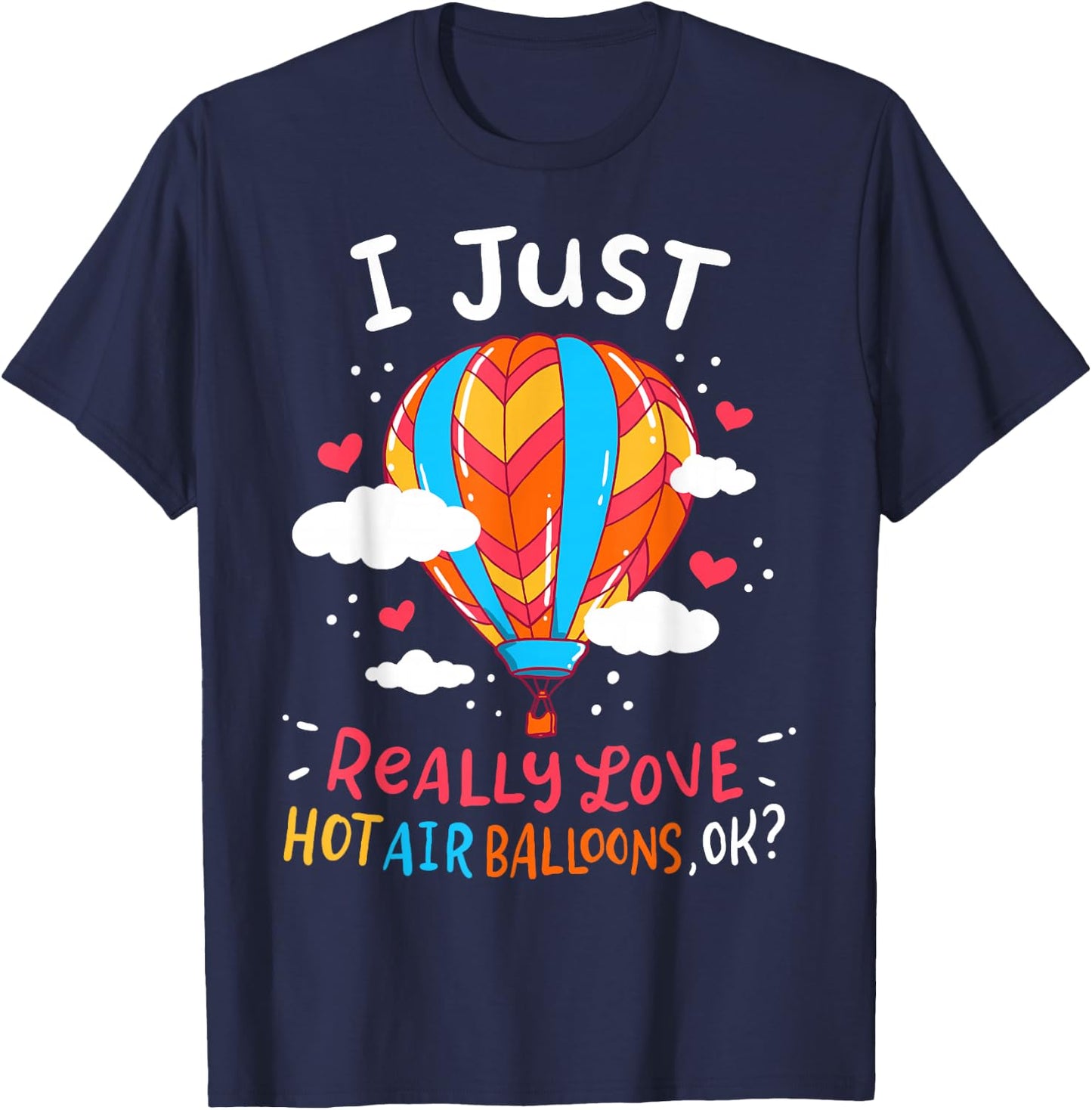 Hot Air Balloon T-Shirt - T-Shirt | Navy