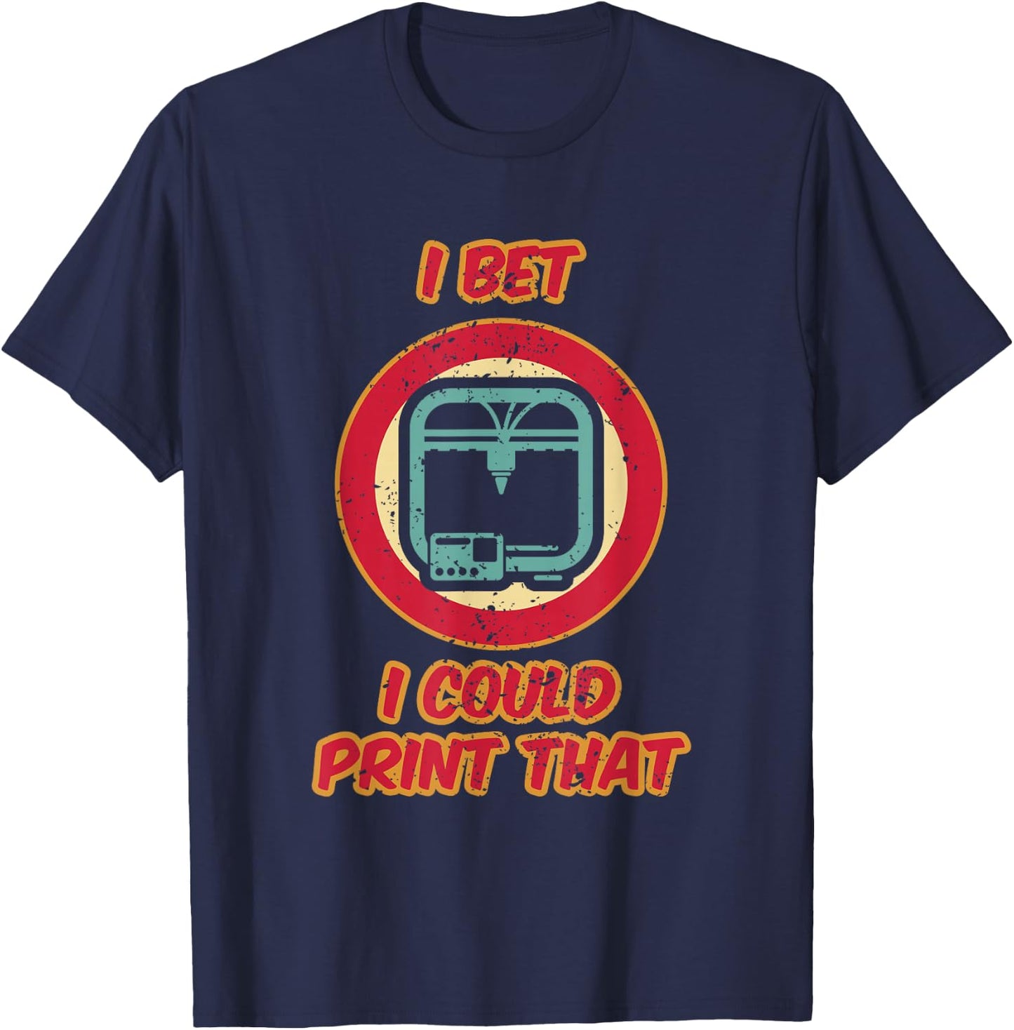 3D-Printing Icon G28 CNC Maker 3D-Scan 3D-Printer T-Shirt - T-Shirt | Navy