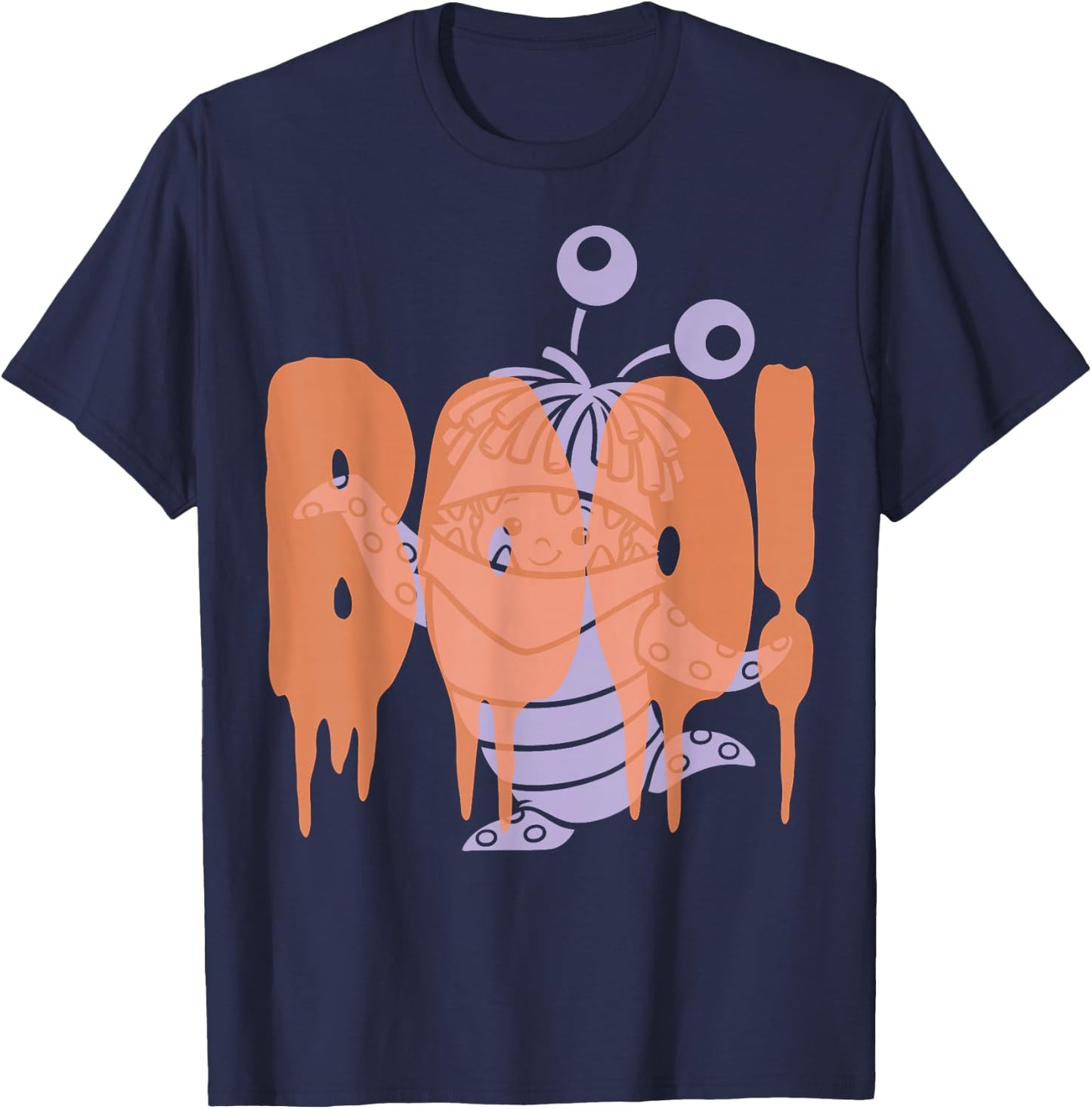 Disney Pixar Monsters Inc. Boo Halloween T-Shirt - T-Shirt | Navy