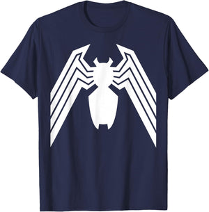 Marvel Venom Classic Spider Symbol Halloween T-Shirt - T-Shirt | Navy