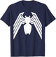 Marvel Venom Classic Spider Symbol Halloween T-Shirt - T-Shirt | Navy