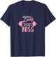 Act Like a Lady Lift Like a Boss T-Shirt - T-Shirt | Navy