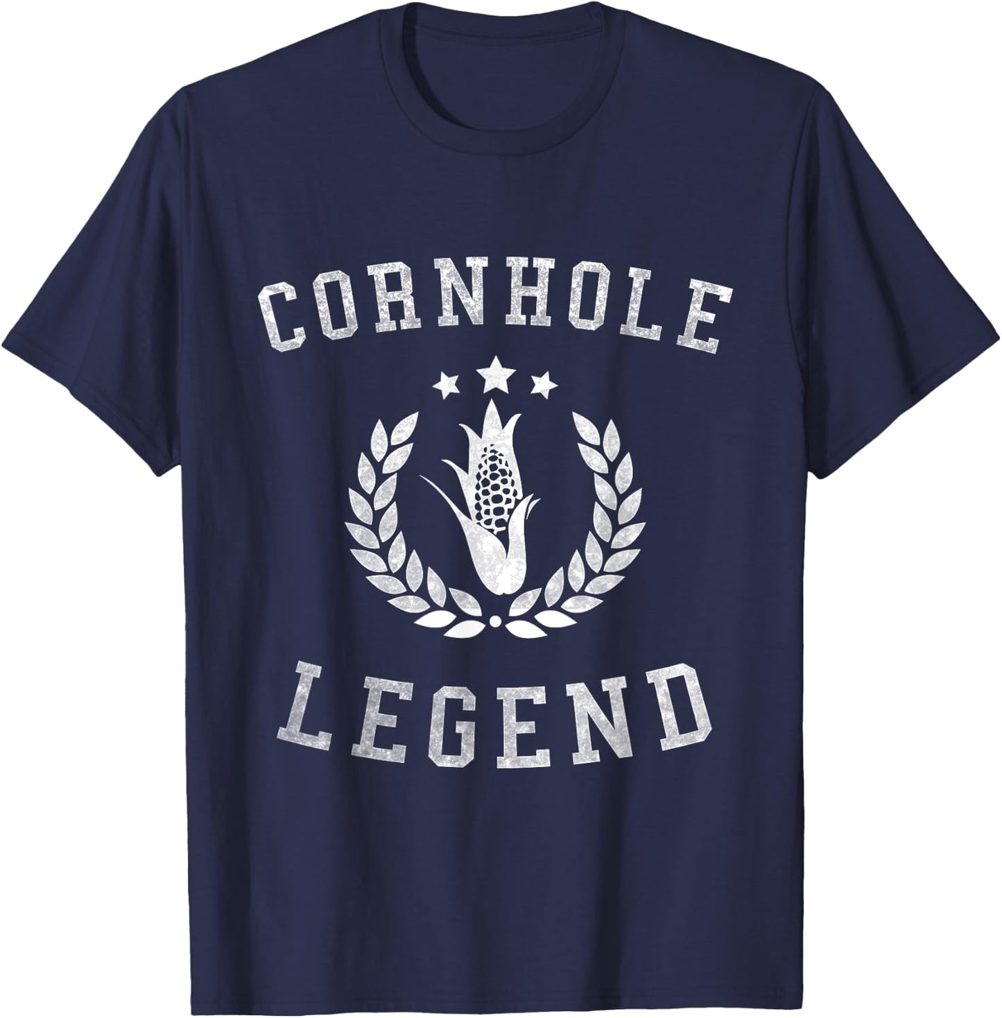 Cornhole Legend - Funny Cornhole Game Shirt T-Shirt - T-Shirt | Navy