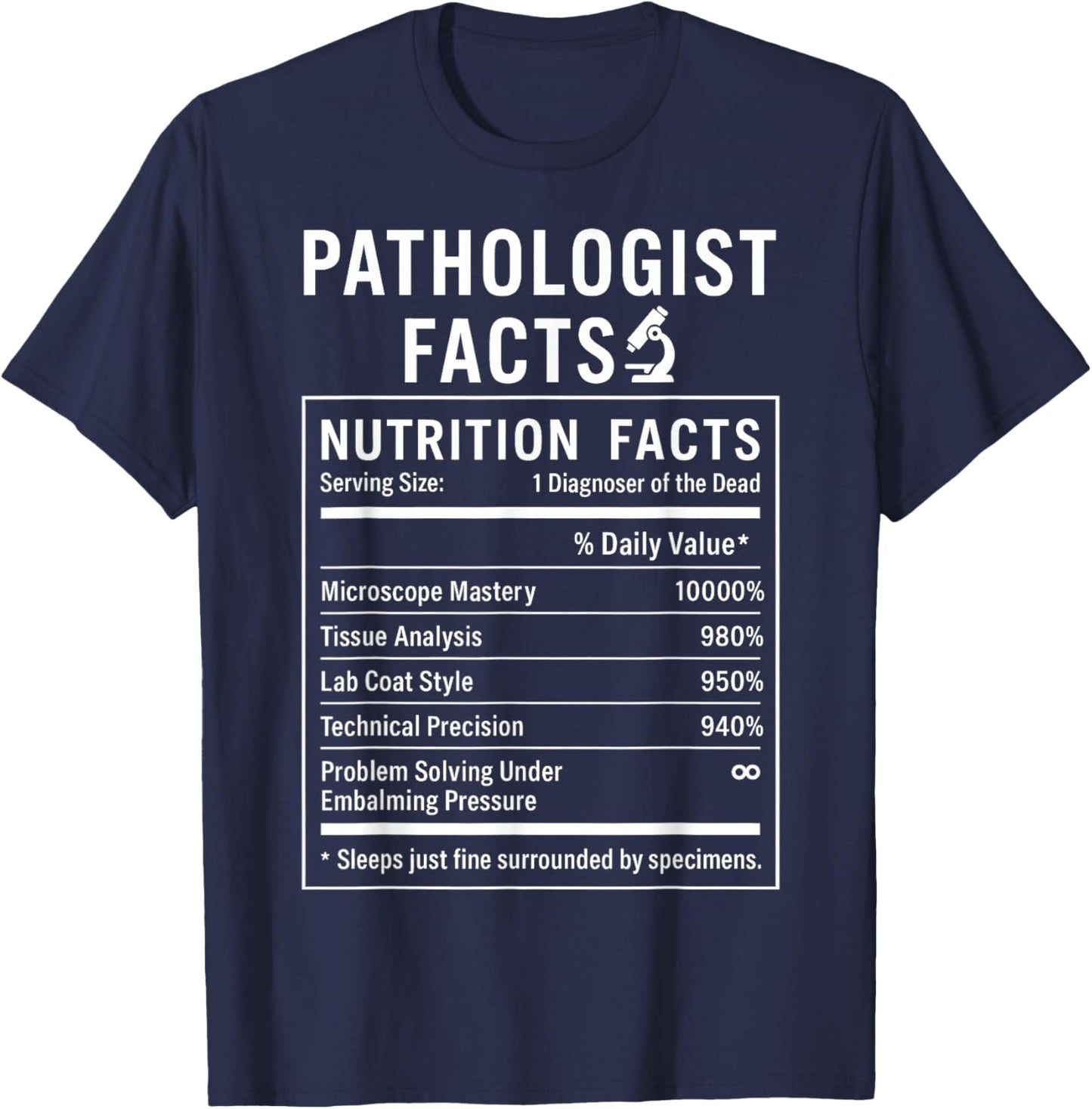 Funny Pathologist T-Shirt - T-Shirt | Navy