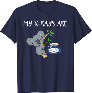 My XRays Are Koala Tea Quality Radiology X-Ray Tech T-Shirt - T-Shirt | Navy