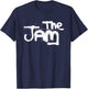 The Jam Official White Graffiti Spray Logo T-Shirt - T-Shirt | Navy