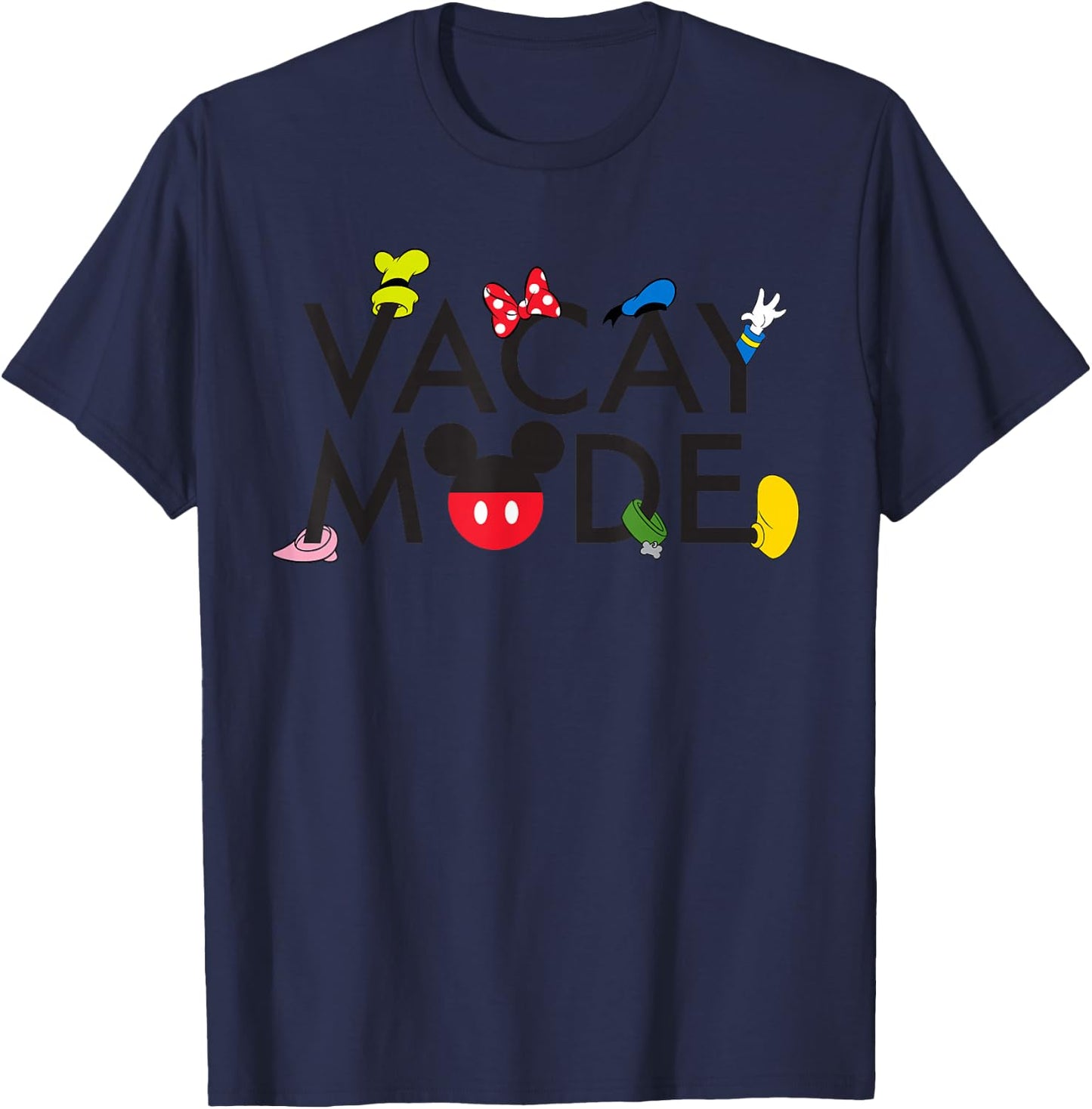 Disney Characters Vacay Mode T-Shirt - T-Shirt | Navy