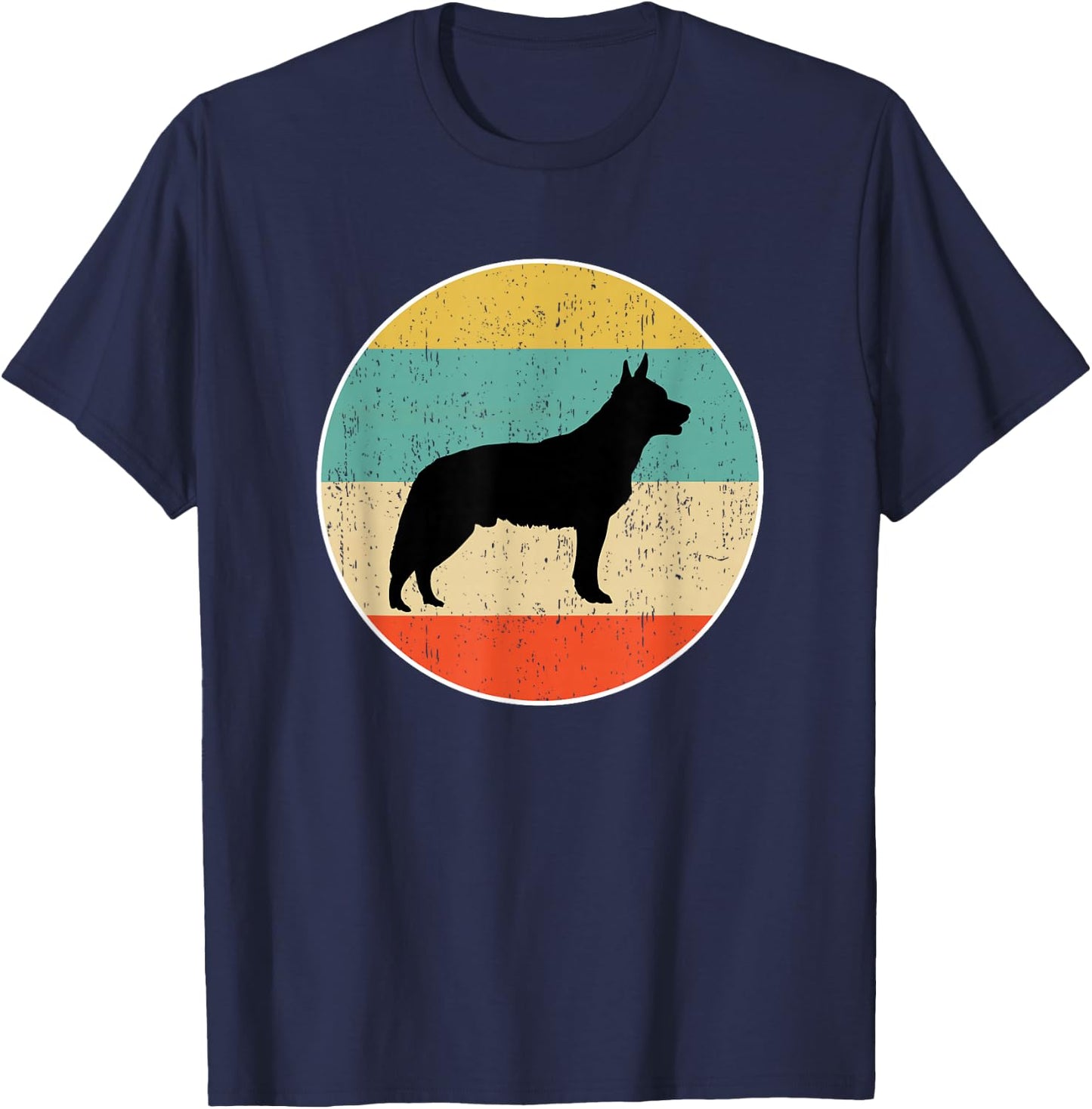 Australian Cattle Dog Dog T-Shirt - T-Shirt | Navy