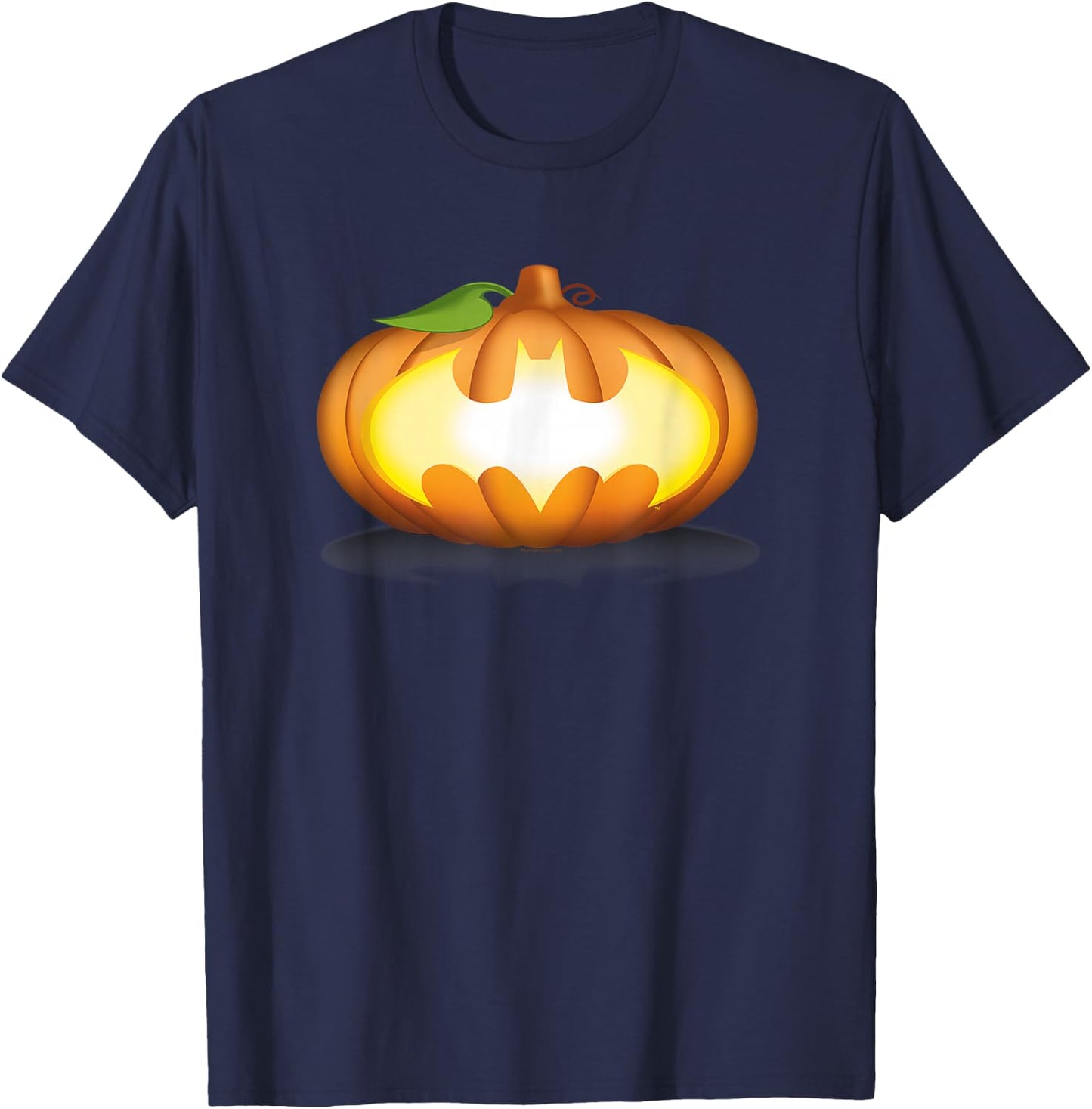 Batman Halloween Pumpkin Logo T Shirt T-Shirt - T-Shirt | Navy