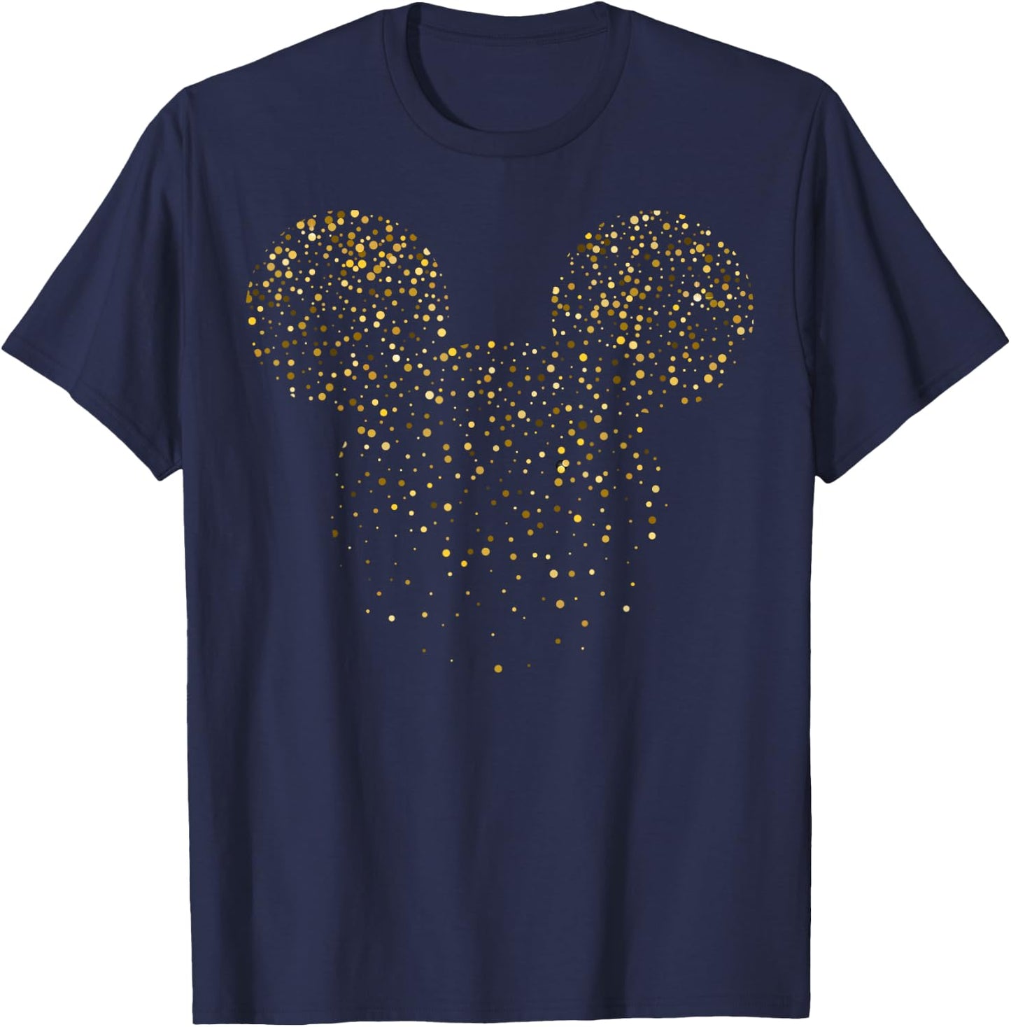 Disney New Year's Mickey Mouse Confetti Small T-Shirt - T-Shirt | Navy