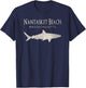 Retro Nantasket Beach MA Shark Men Women Kids T-Shirt - T-Shirt | Navy