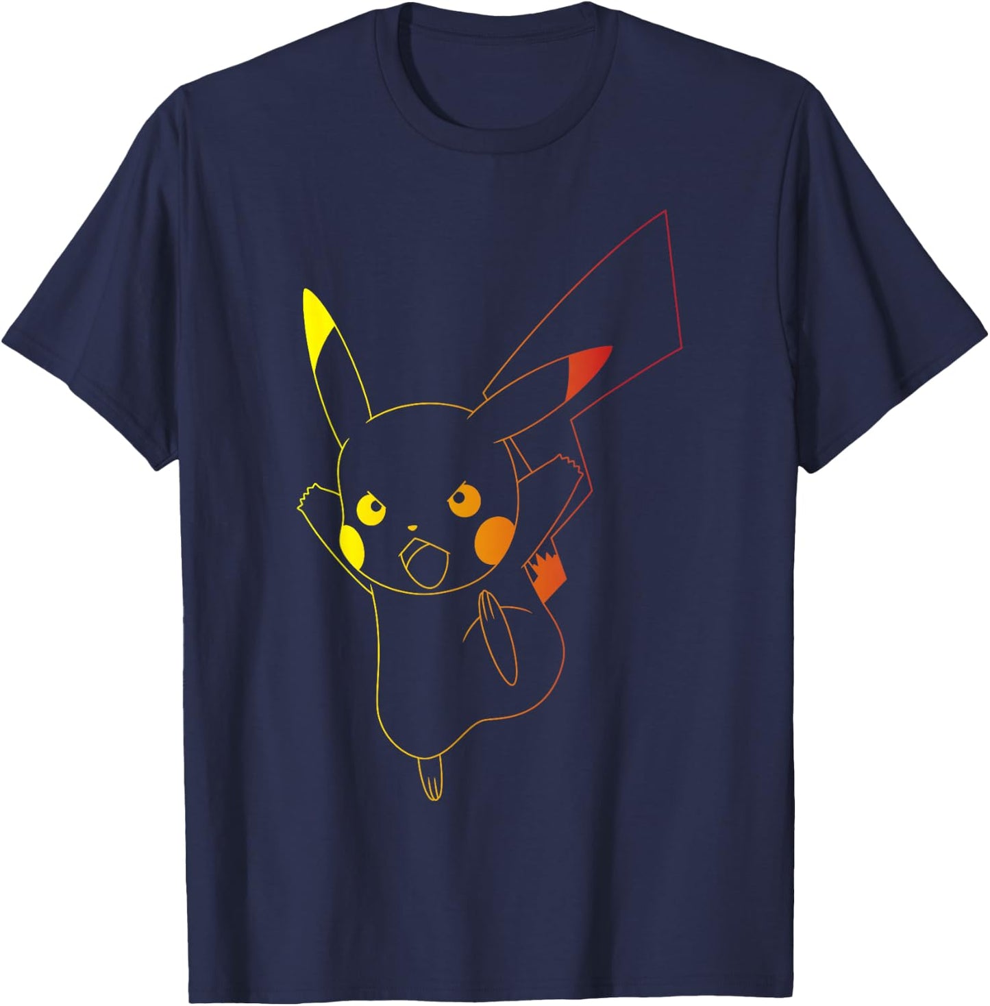 Pokémon - Pikachu Ombre T-Shirt - T-Shirt | Navy