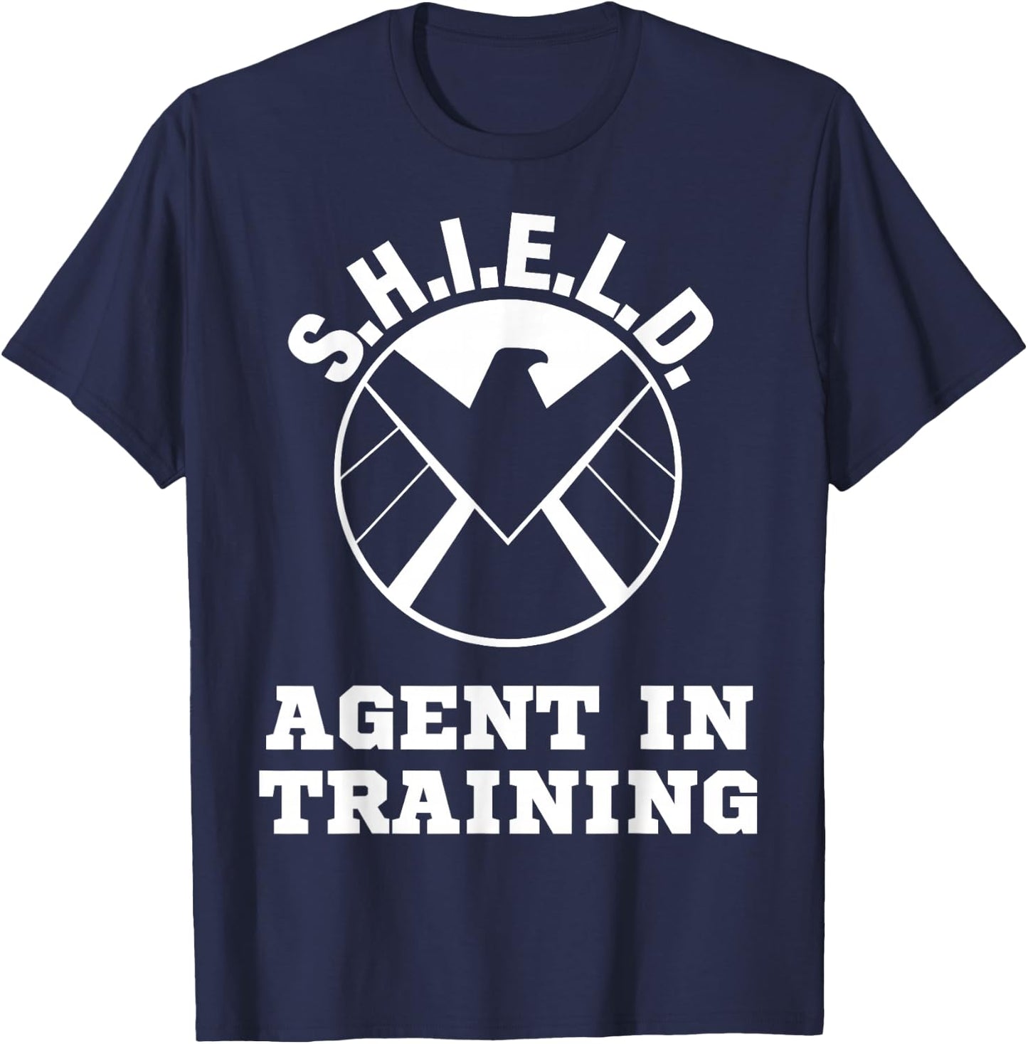Marvel S.H.I.E.L.D. Agent In Training Eagle Academy T-Shirt - T-Shirt | Navy