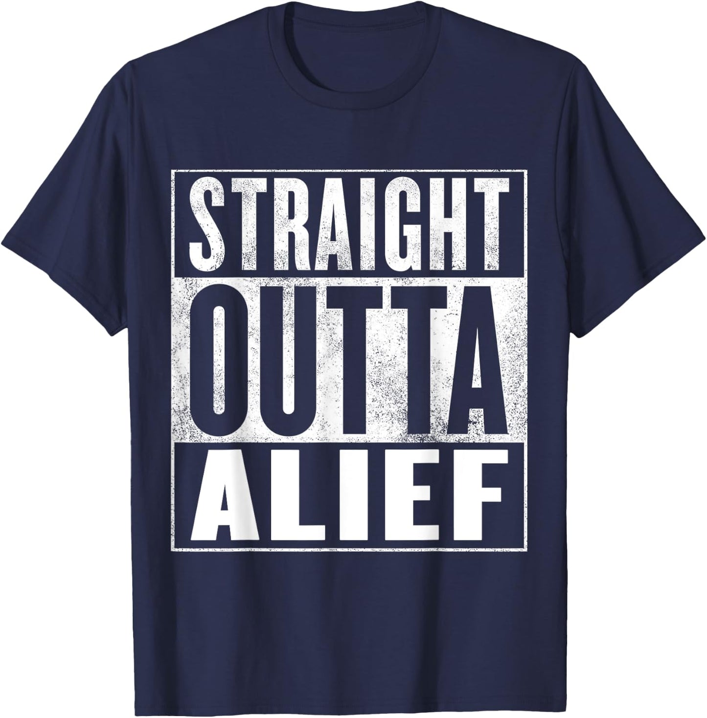 Alief - STRAIGHT OUTTA ALIEF T-Shirt - T-Shirt | Navy