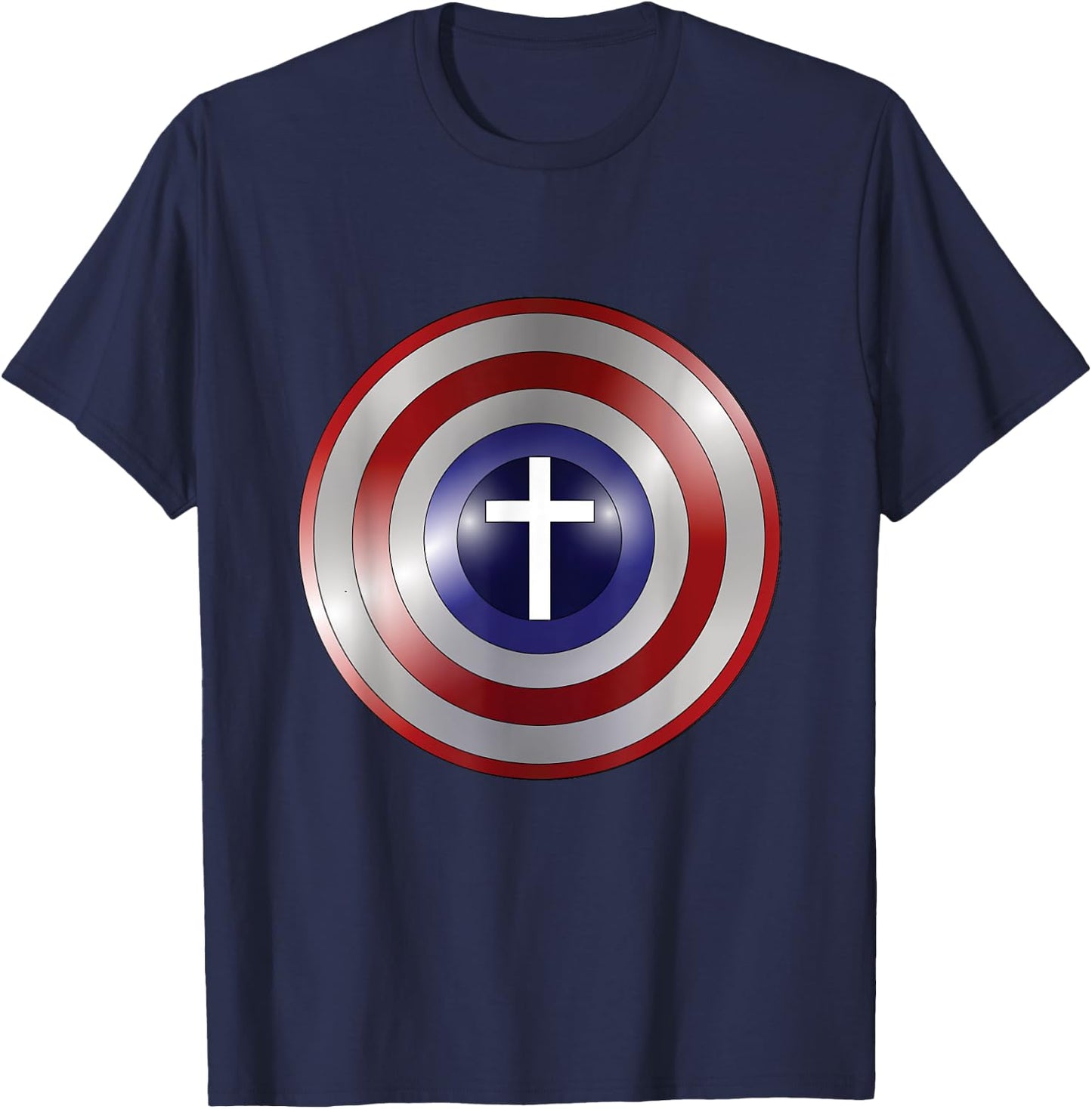 Captain Jesus Hero Shirt T-Shirt - T-Shirt | Navy