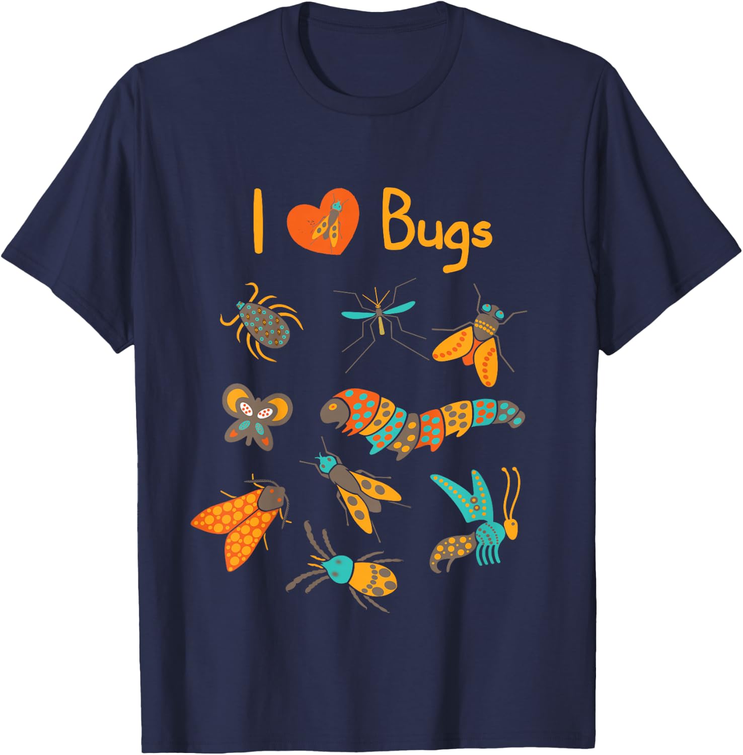 Bug Collecting Shirt, Insect Collectors Birthday Gifts T-Shirt - T-Shirt | Navy
