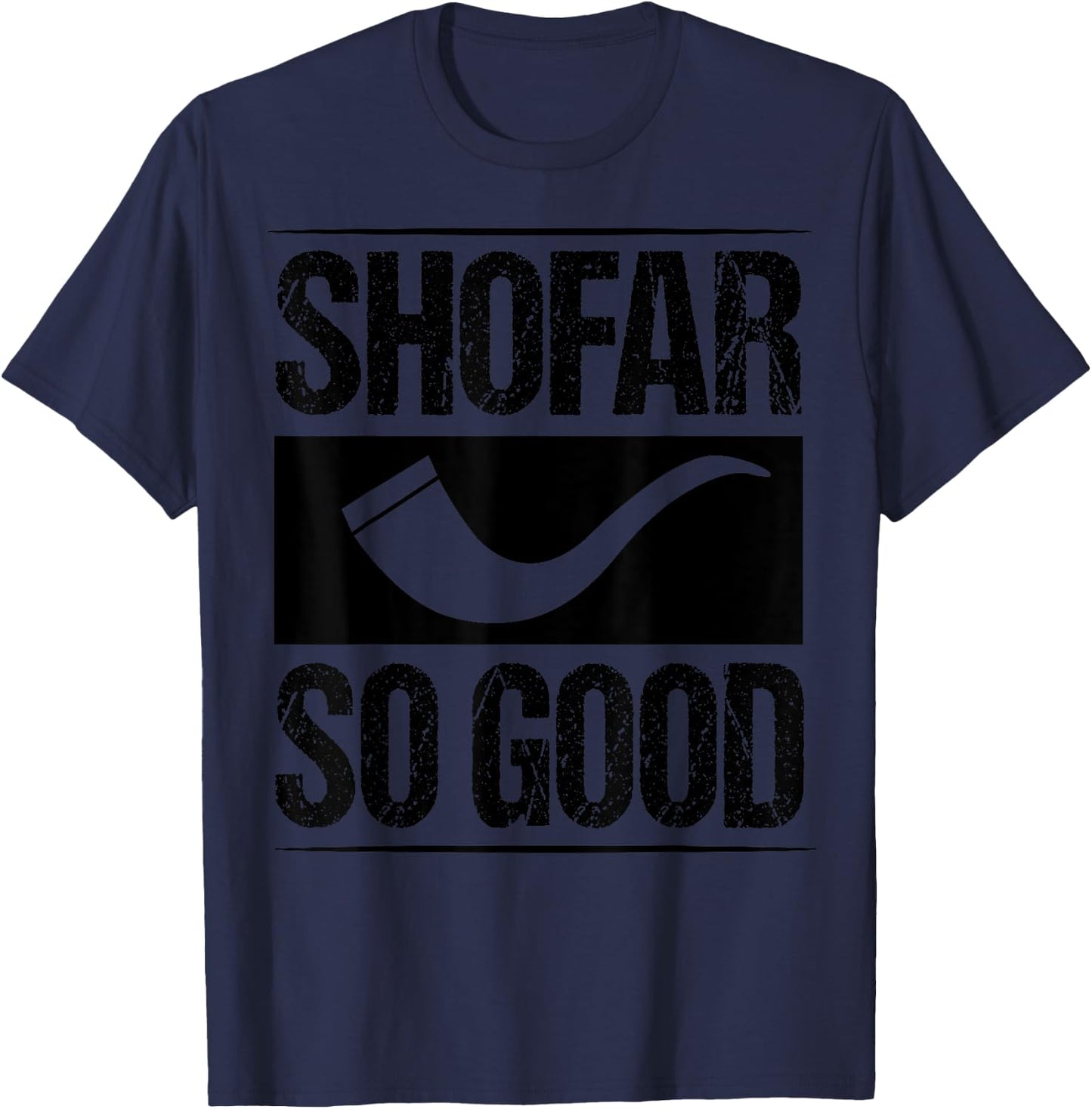 Shofar So Good Funny Hanukkah Gift Chanukah Jewish T-Shirt - T-Shirt | Navy