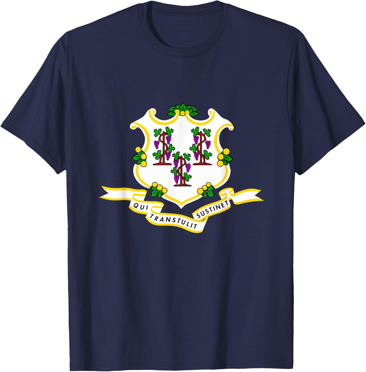 Connecticut State Flag T-Shirt - T-Shirt | Navy