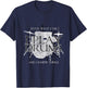 I Play Drums And I Know Things Rocker Gift Funny T-Shirt - T-Shirt | Navy