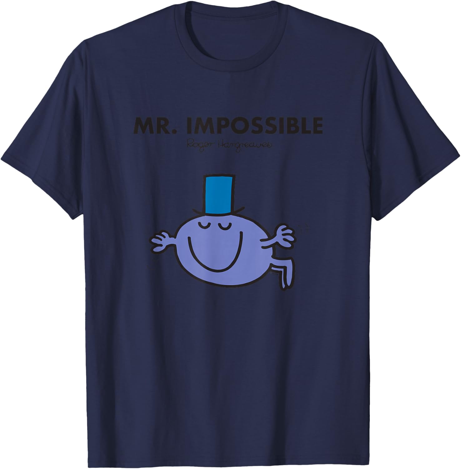 Mr. Men Mr. Impossible T-Shirt - T-Shirt | Navy
