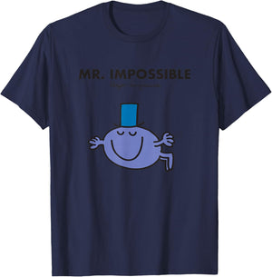 Mr. Men Mr. Impossible T-Shirt - T-Shirt | Navy