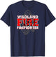 Wildland Fire Rescue Department Firefighters Firemen Uniform T-Shirt - T-Shirt | Navy