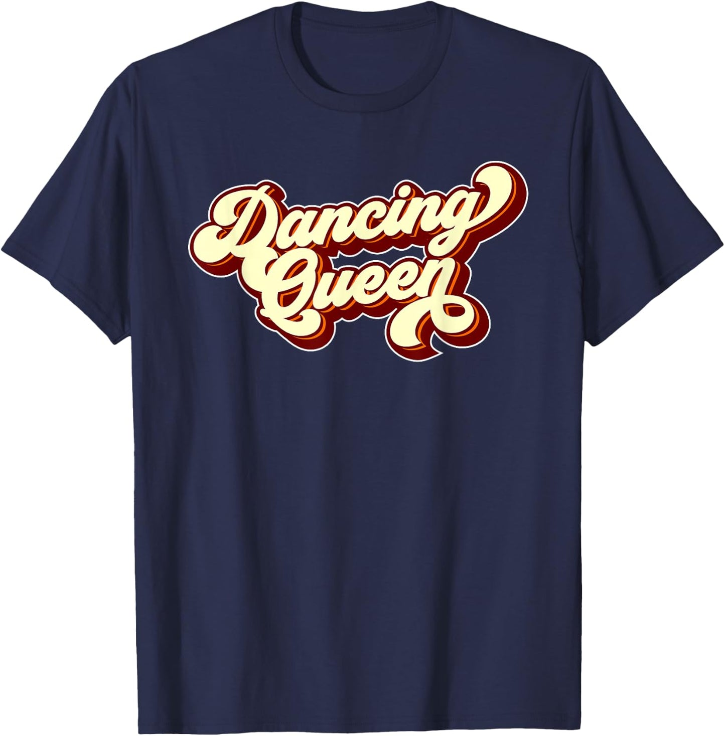 Dancing Queen 70s Disco T-Shirt - T-Shirt | Navy