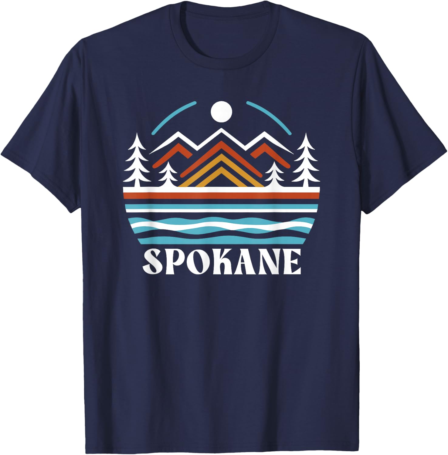 Spokane Washington, Spokane WA, Spokane T-Shirt - T-Shirt | Navy