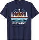 Spokane Washington, Spokane WA, Spokane T-Shirt - T-Shirt | Navy