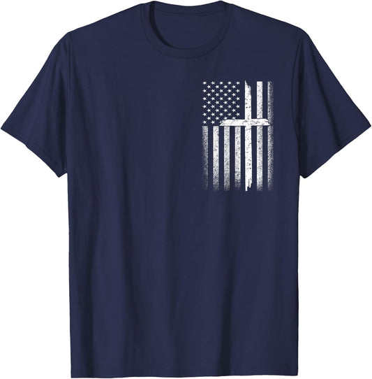 One Nation Under God Shirt T-Shirt - T-Shirt | Navy