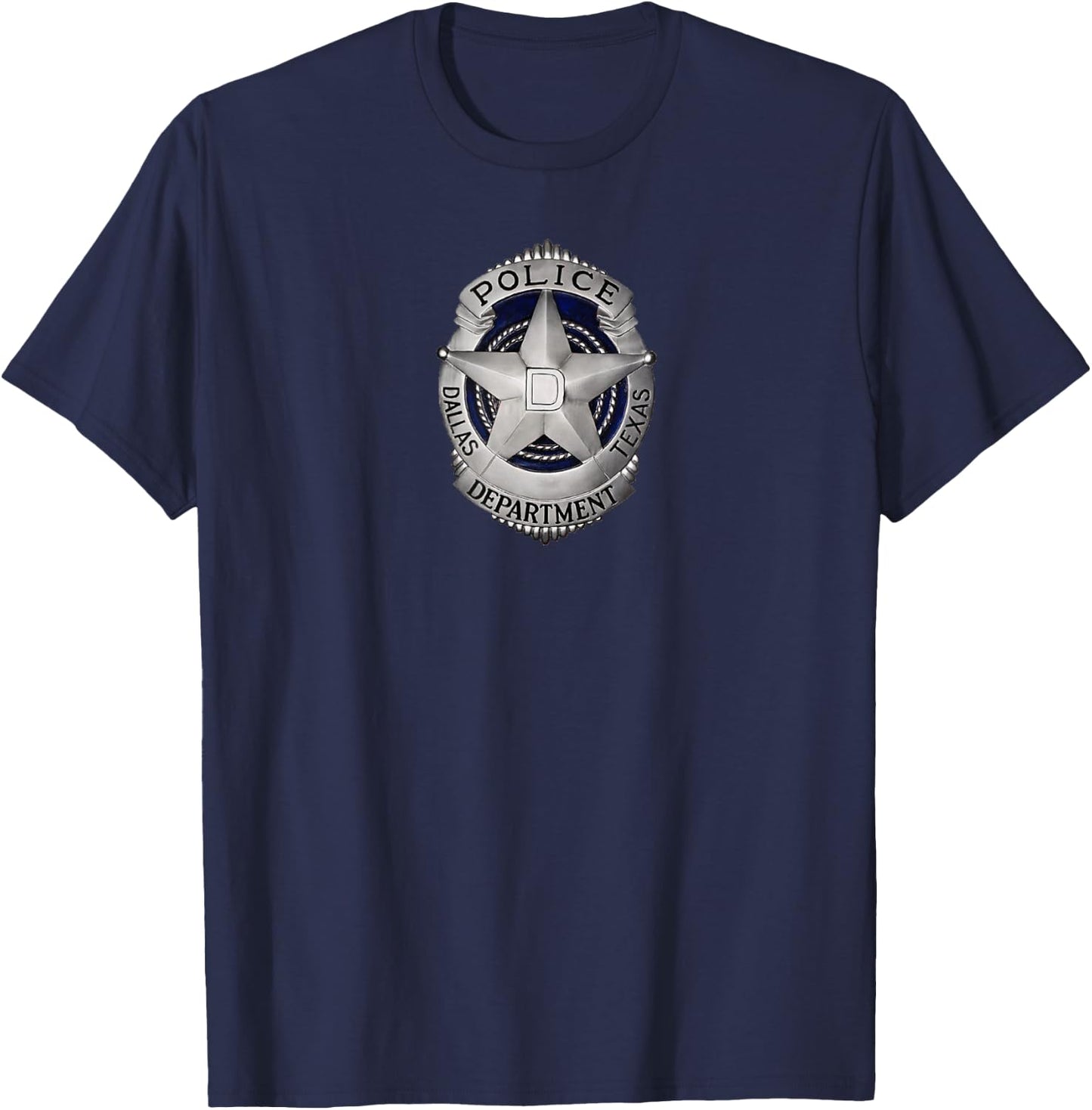 Dallas Police Shield T Shirt T-Shirt - T-Shirt | Navy