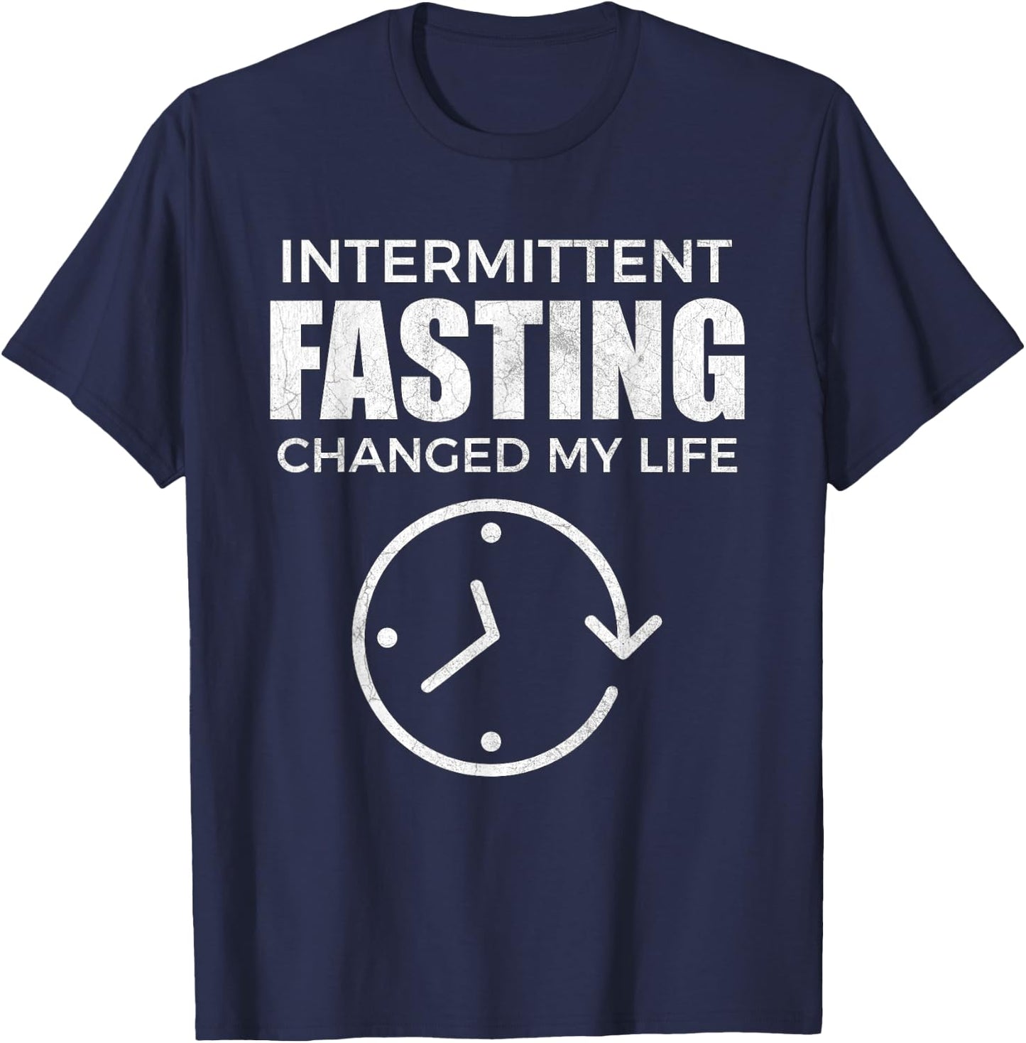 Intermittent Fasting OMAD Gift T-Shirt - T-Shirt | Navy