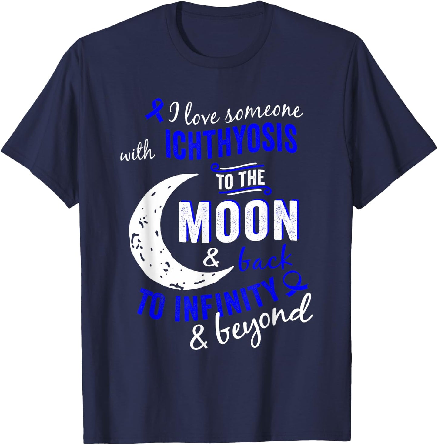 Ichthyosis Awareness Shirt - Ichthyosis Shirts T-Shirt - T-Shirt | Navy