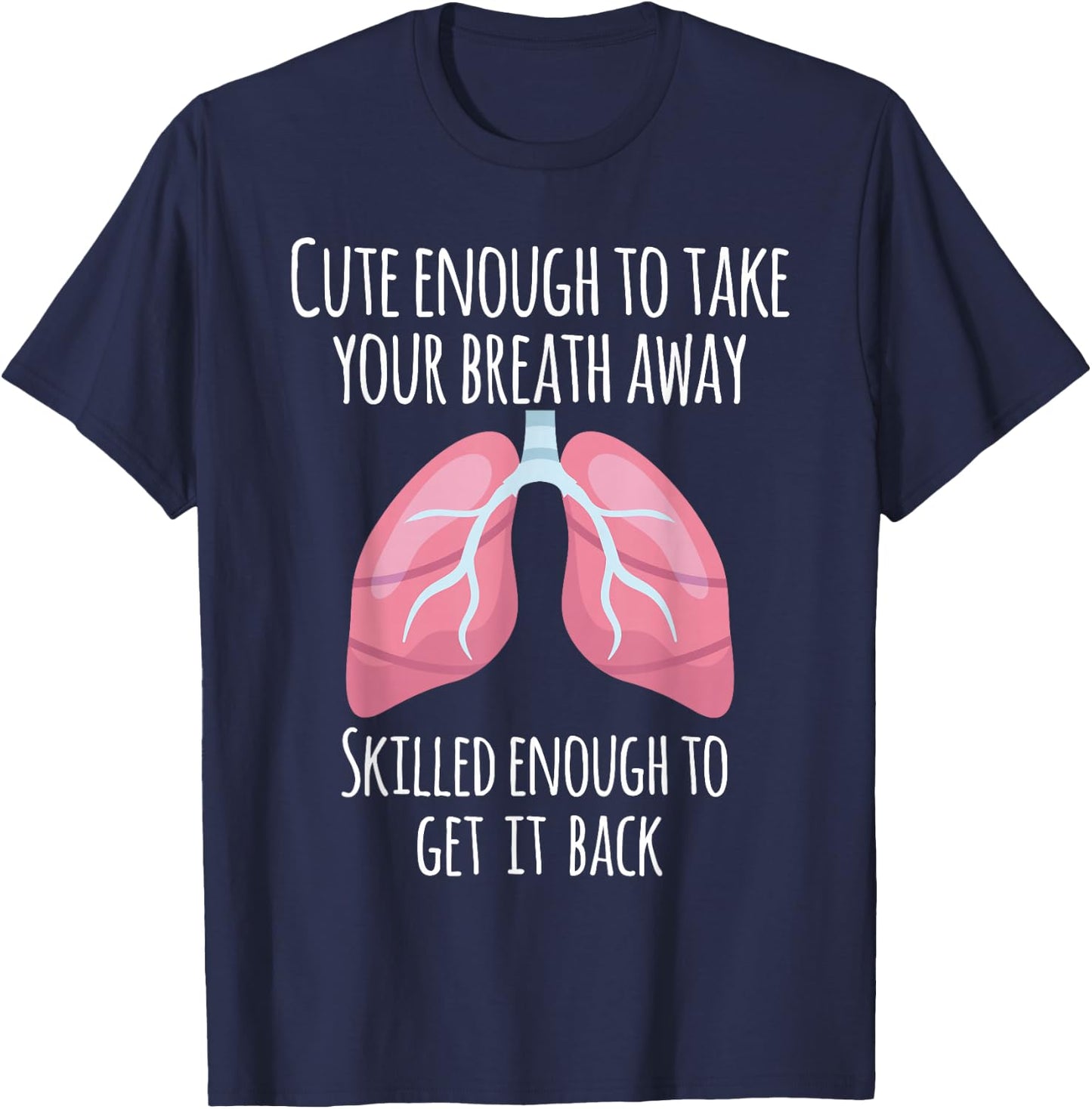 Pulmonary Doctor Design - Lung Doctor Gift T-Shirt - T-Shirt | Navy