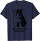 Are You Kitten Me Right Meow T-Shirt - T-Shirt | Navy