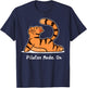 Cute Kitten Cat Pilates Fitness Training Workout T-Shirt - T-Shirt | Navy