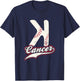 StriKe Out Cancer Trendy Baseball Shirt To Support T-Shirt - T-Shirt | Navy