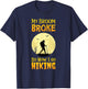 My Broom Broke So Now I Go Hiking T Shirt Witch Camping Cute T-Shirt - T-Shirt | Navy