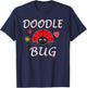 Doodle Bug Funny Doodle Ladybug T-Shirt - T-Shirt | Navy