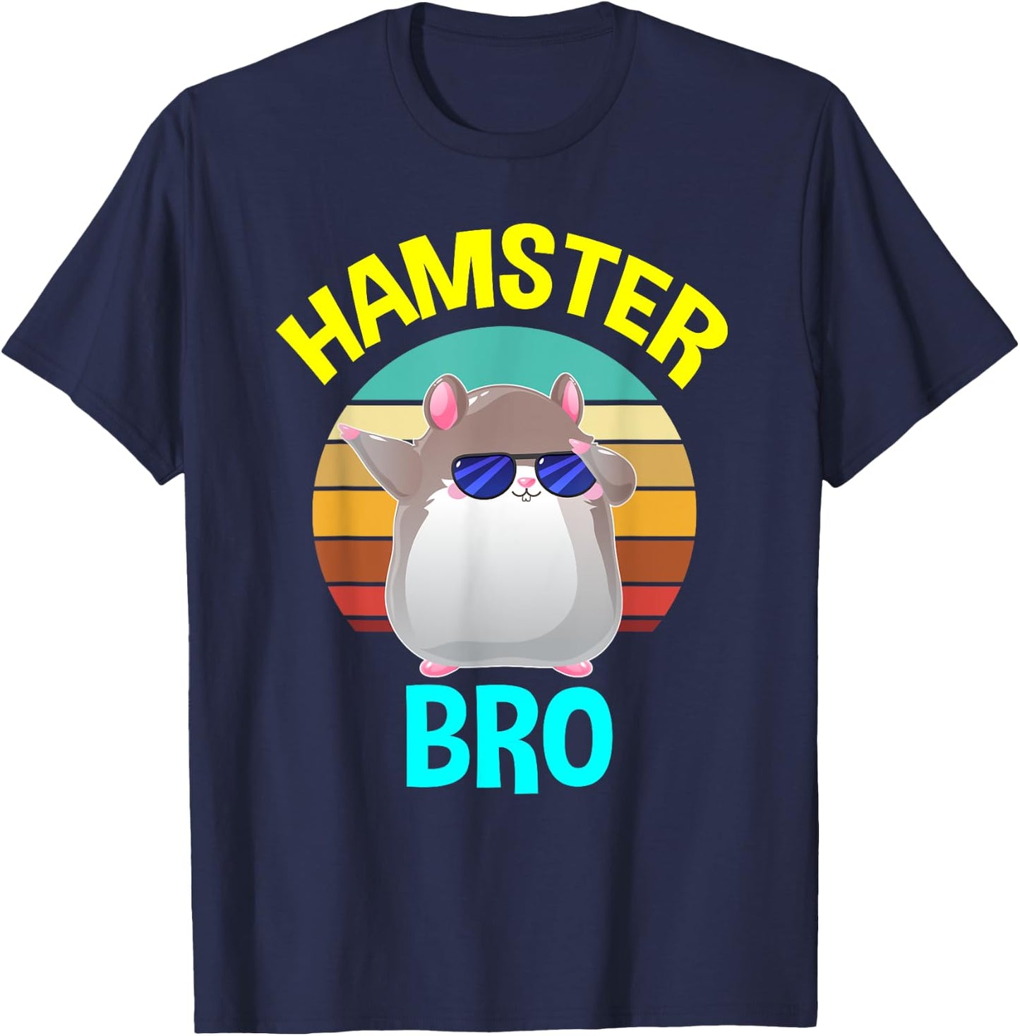 Hamster Shirt for Boys Bro Brother Cute Funny Costume Gifts T-Shirt - T-Shirt | Navy