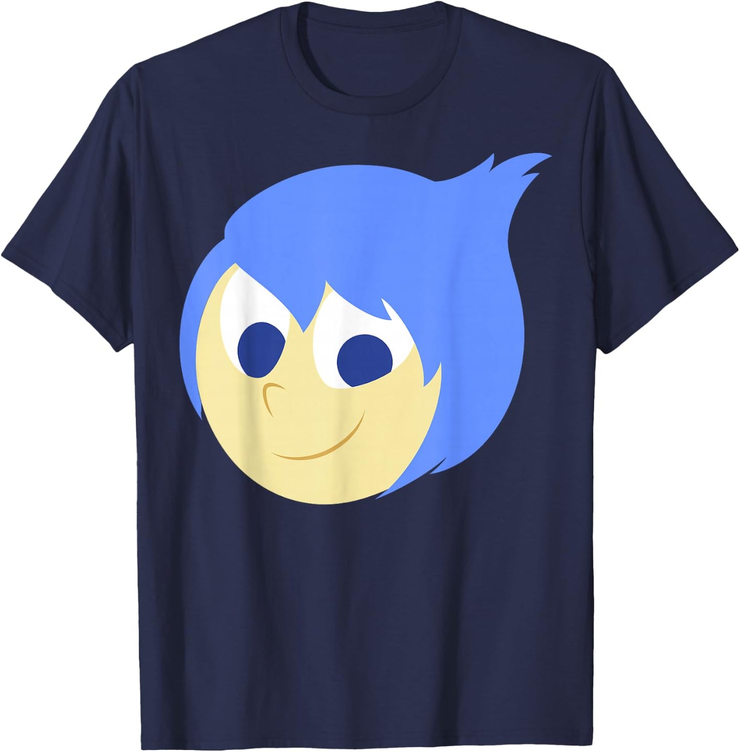 Disney Pixar Inside Out Joy Face Halloween Small T-Shirt - T-Shirt | Navy