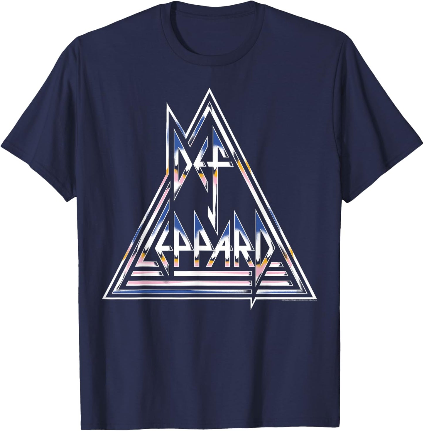 Def Leppard - Collide T-Shirt - T-Shirt | Navy