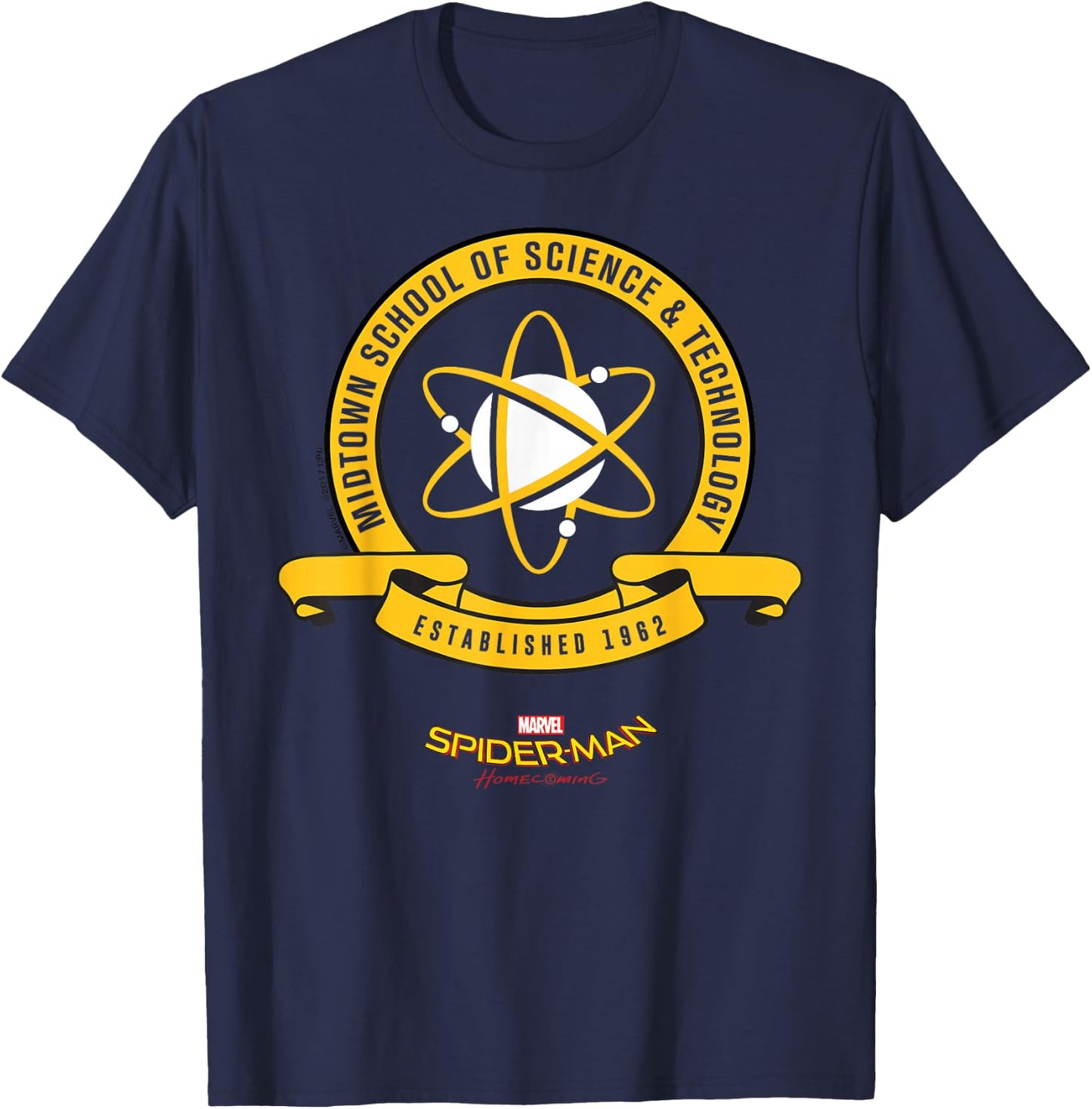 Marvel Spider-Man Homecoming School Uniform T-Shirt - T-Shirt | Navy