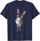 Funny looking Donkey Gift for Donkeys & Horses T-Shirt - T-Shirt | Navy